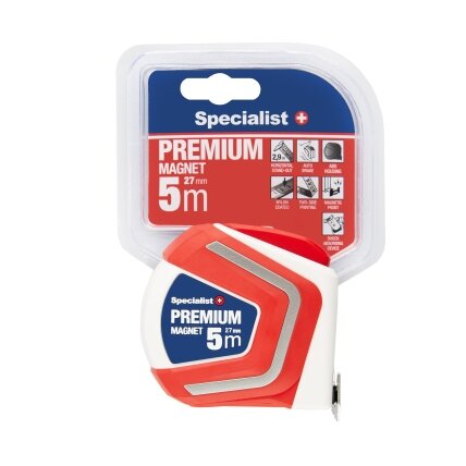 Specialist+ SPECIALIST+ ruletė PREMIUM 5 m, 27 mm 1 Specialist+ SPECIALIST+ ruletė PREMIUM 5 m, 27 mm 1