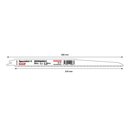 Specialist+ SPECIALIST+ ties. pjūklas medienai su vinimis, 300 mm, 6TPI 1 Specialist+ SPECIALIST+ ties. pjūklas medienai su vinimis, 300 mm, 6TPI 1
