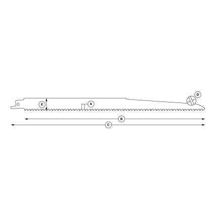 Specialist+ SPECIALIST+ ties. pjūklas medienai su vinimis, 300 mm, 6TPI 2