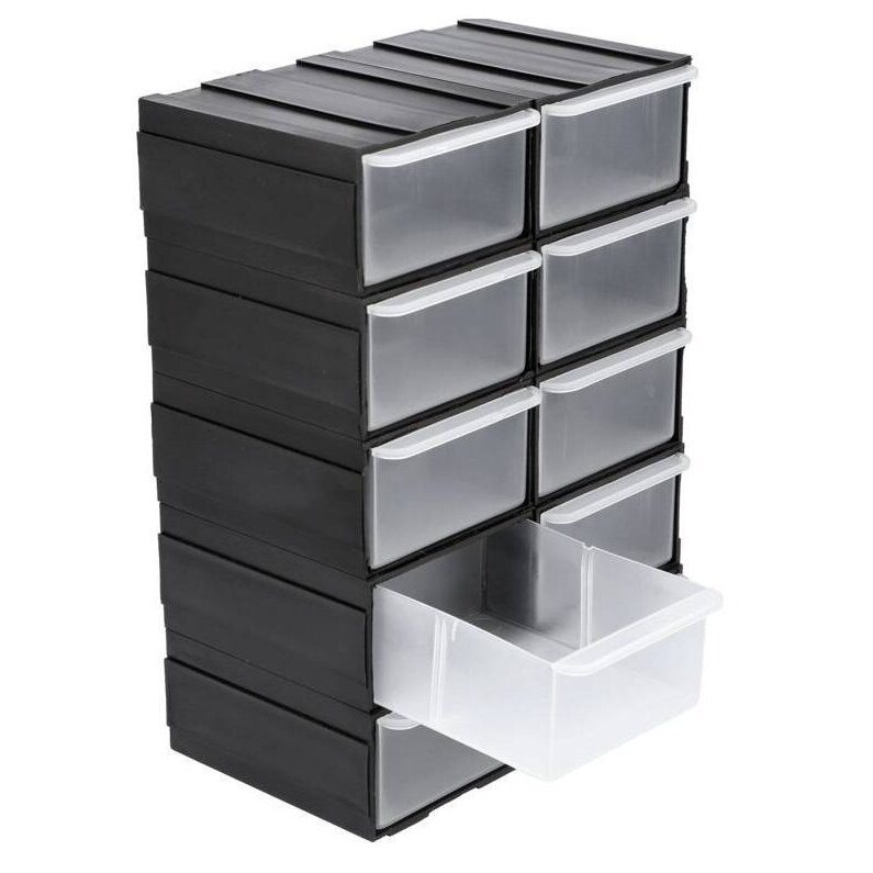 Spintelė smulkmenoms (10-ies stalčių) 225x155x100mm 2 Spintelė smulkmenoms (10-ies stalčių) 225x155x100mm 2