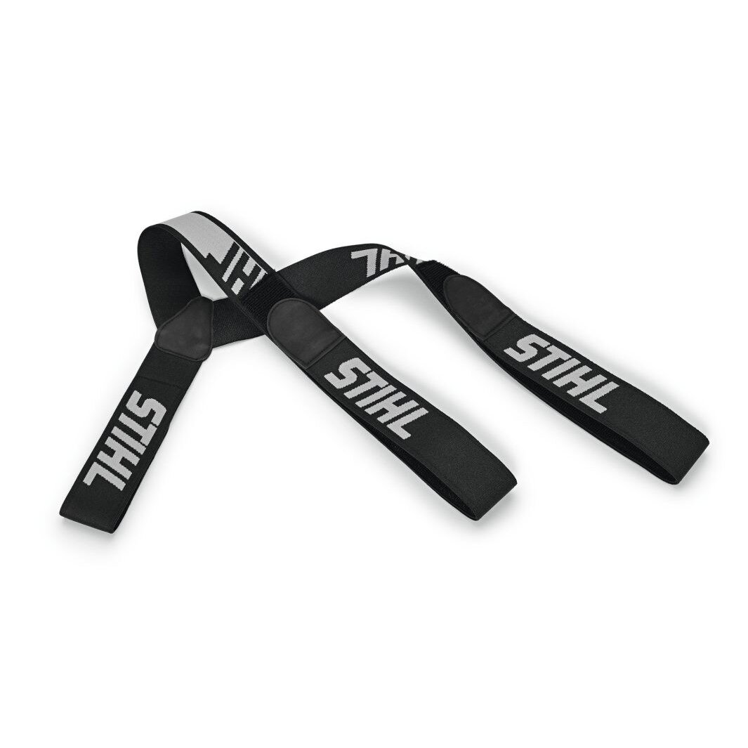 Stihl Petnešos juodos STIHL su "Velcro" lipukais Stihl Petnešos juodos STIHL su "Velcro" lipukais