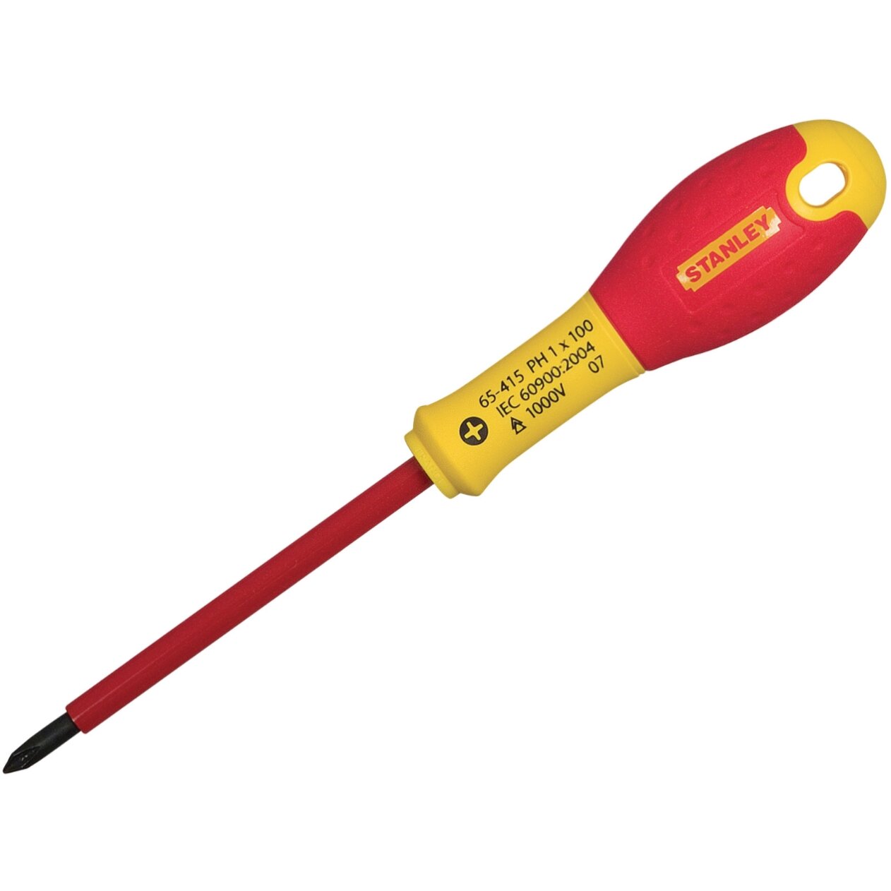 Stanley Stanley Fatmax el. atsuktuvas VDE PH1x100 mm, 1000V Stanley Stanley Fatmax el. atsuktuvas VDE PH1x100 mm, 1000V