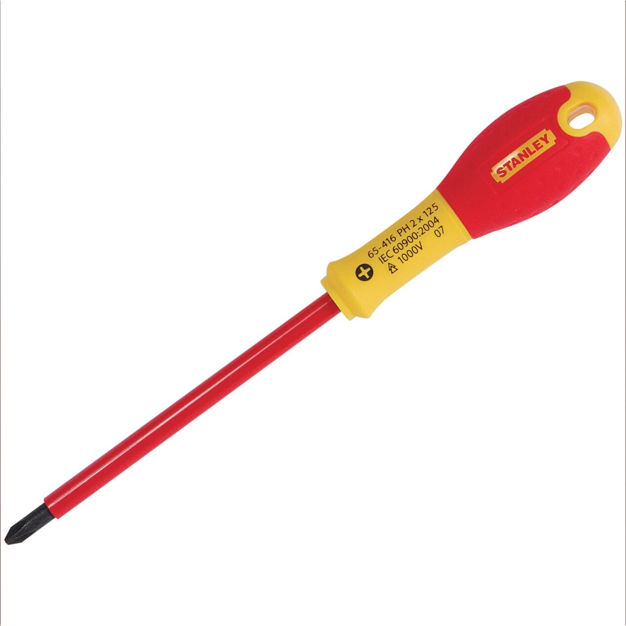 Stanley Stanley Fatmax el. atsuktuvas VDE PH2x125 mm, 1000V Stanley Stanley Fatmax el. atsuktuvas VDE PH2x125 mm, 1000V