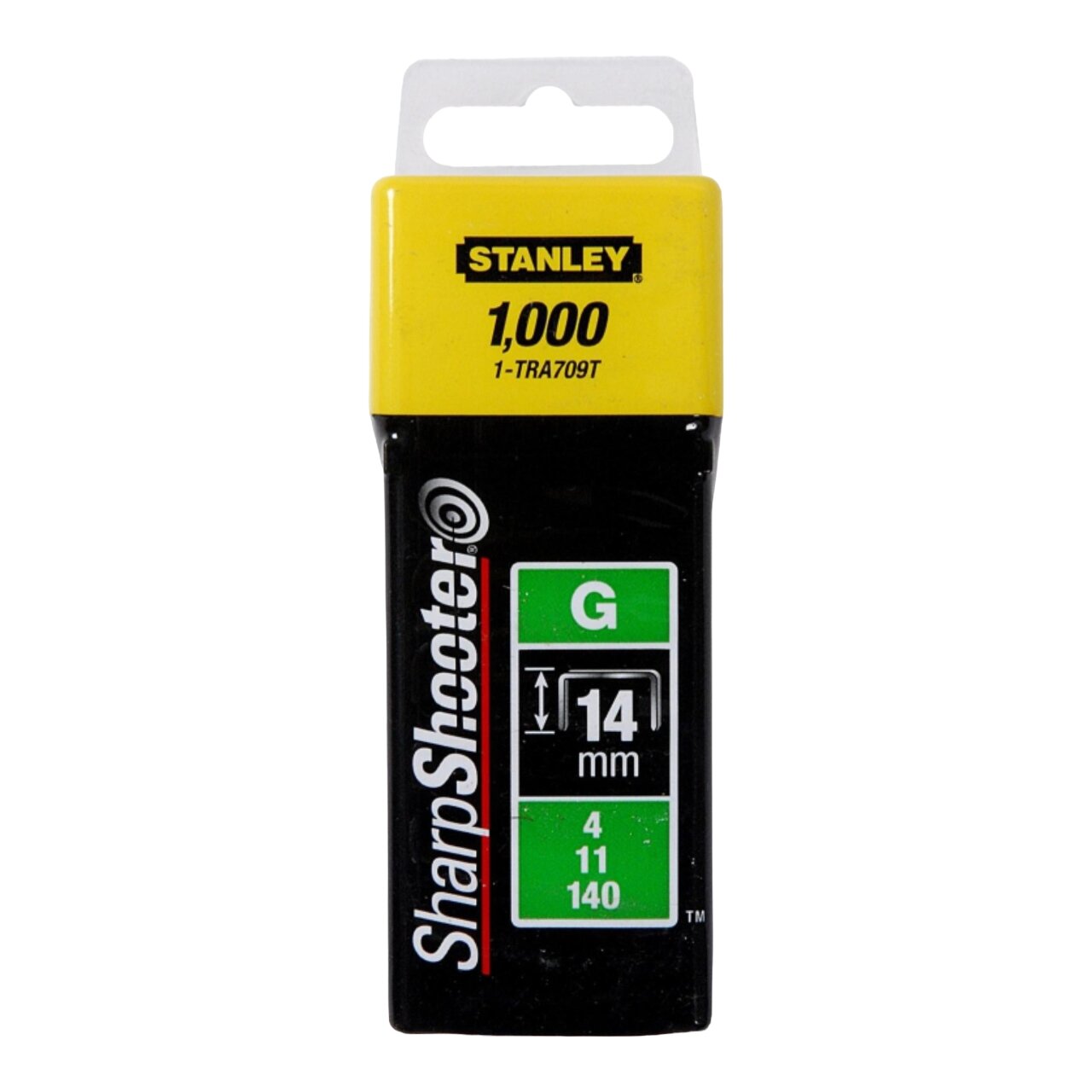 Stanley 140 G tipo kab. „STANLEY" 1000 vnt. 14mm Stanley 140 G tipo kab. „STANLEY" 1000 vnt. 14mm