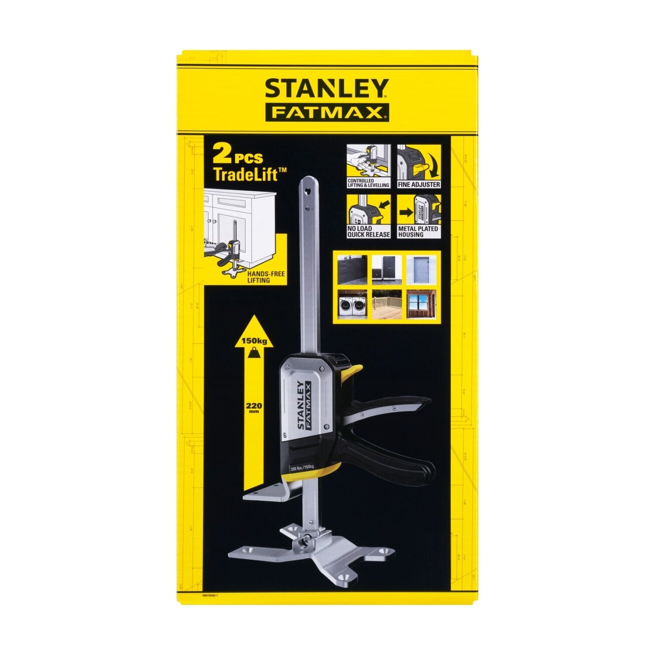Stanley Pakėlėjai STANLEY FATMAX TradeLift, Stanley 2 vnt. 2 Stanley Pakėlėjai STANLEY FATMAX TradeLift, Stanley 2 vnt. 2