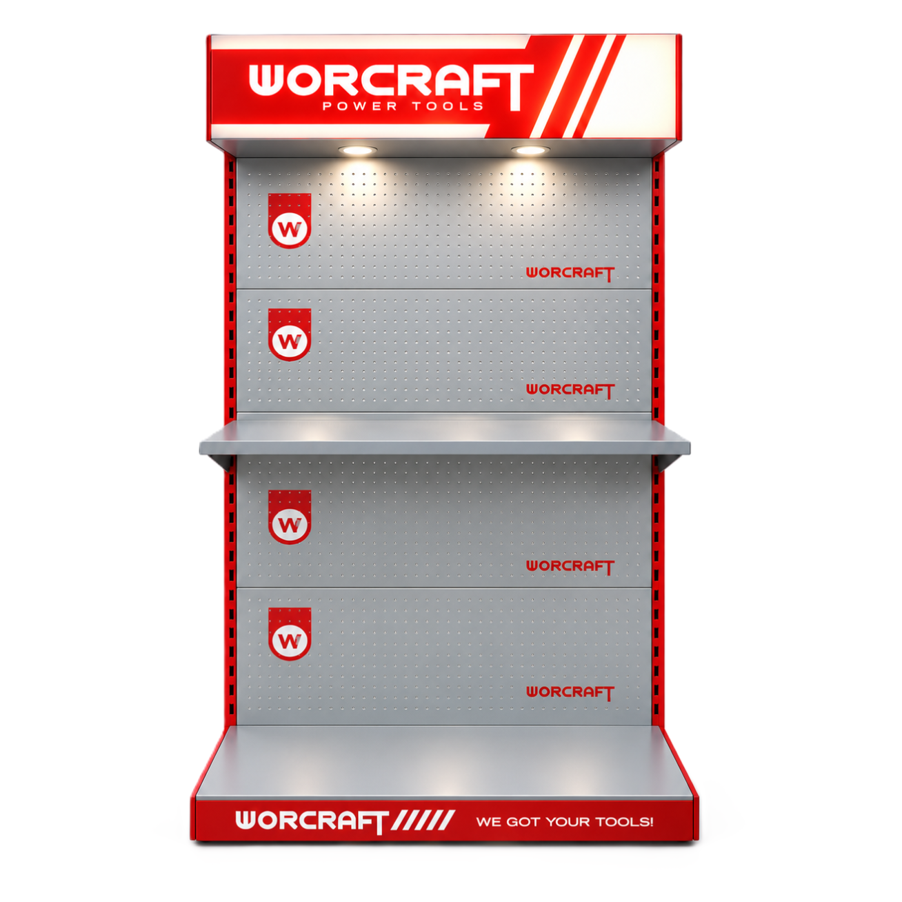 Stendas įrankiams su LED WORCRAFT Stendas įrankiams su LED WORCRAFT