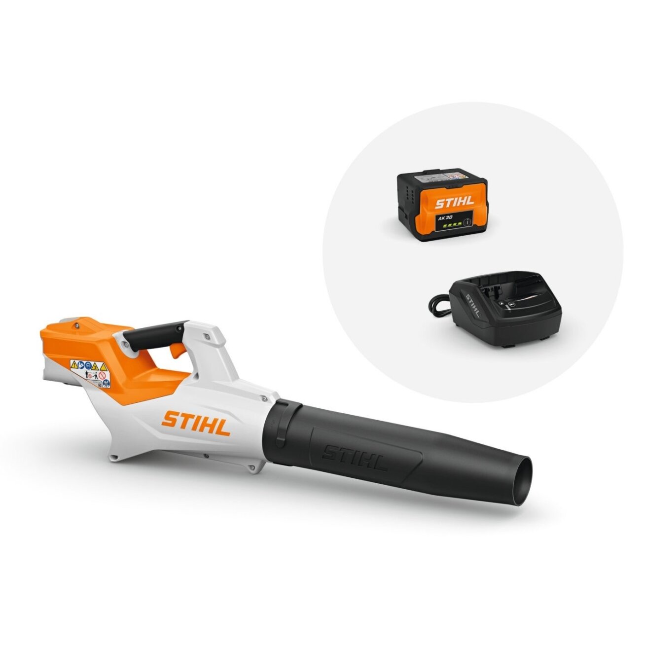 Stihl Nupūtėjas akumuliatorinis Compact STIHL BGA 50.0 SET (su AK 20 ir AL 101)