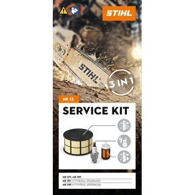 Stihl Rinkinys serviso Nr. 13 - Filtras oro spec. + žvakė-14mm + filtras kuro (MS 271, MS 291, MS 311, MS 391)