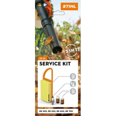 Stihl Rinkinys serviso Nr. 39 - Filtras oro + žvakė-10mm + filtrai kuro (BR500,550,600,700)
