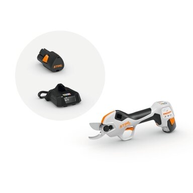 Stihl Sekatorius akumuliatorinis STIHL ASA 20 komplektas su įkrov. AL 1 ir akum. AS 2