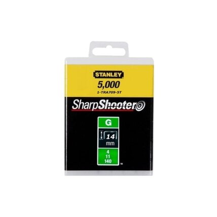 Stanley 140 G tipo kabės „STANLEY" 5000 vnt. 8 mm Stanley 140 G tipo kabės „STANLEY" 5000 vnt. 8 mm