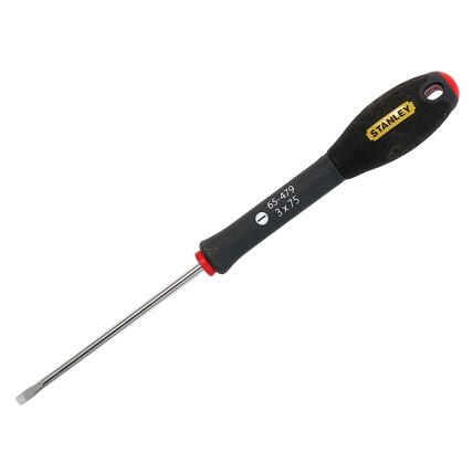 Stanley Atsuktuvas Stanley Fatmax plokščias 3x75 mm Stanley Atsuktuvas Stanley Fatmax plokščias 3x75 mm