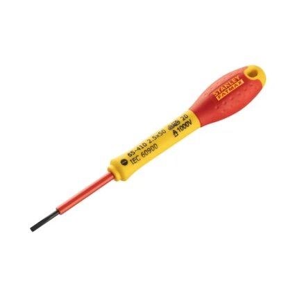 Stanley Stanley Fatmax el. atsuktuvas VDE 2,5x50 mm, 1000V (su blisteriu) Stanley Stanley Fatmax el. atsuktuvas VDE 2,5x50 mm, 1000V (su blisteriu)