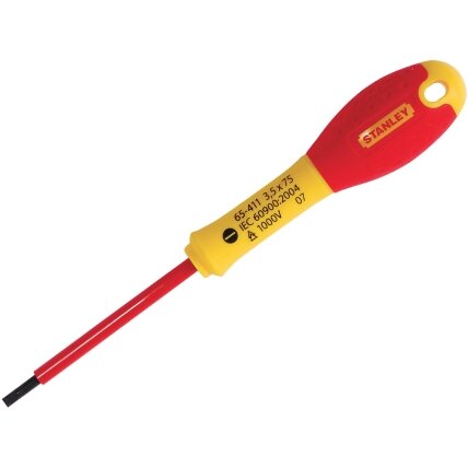 Stanley Stanley Fatmax el. atsuktuvas VDE 3,5x75 mm, 1000V Stanley Stanley Fatmax el. atsuktuvas VDE 3,5x75 mm, 1000V