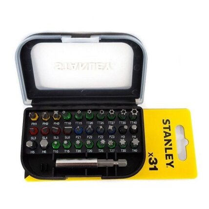 Stanley Suk. antgalių rinkinys „STANLEY" 31 vnt. Stanley Suk. antgalių rinkinys „STANLEY" 31 vnt.
