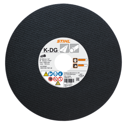 Stihl Diskas abrazyvinis ø400 K-DG ( asfaltui ) Stihl Diskas abrazyvinis ø400 K-DG ( asfaltui )