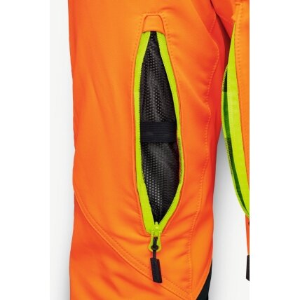 Stihl Kelnės apsauginės DYNAMIC DUROTEC su petneš. (oranžinė/juoda) (M) 2
