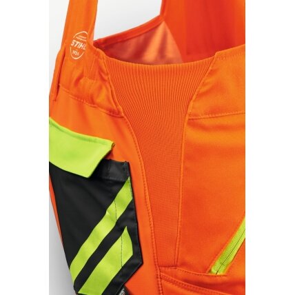 Stihl Kelnės apsauginės DYNAMIC DUROTEC su petneš. (oranžinė/juoda) (M) 3
