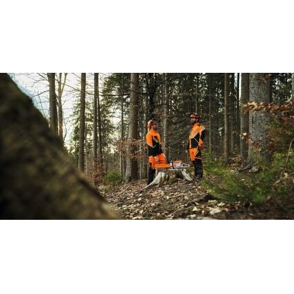 Stihl Kelnės apsauginės DYNAMIC DUROTEC su petneš. (oranžinė/juoda) (M) 4 Stihl Kelnės apsauginės DYNAMIC DUROTEC su petneš. (oranžinė/juoda) (M) 4