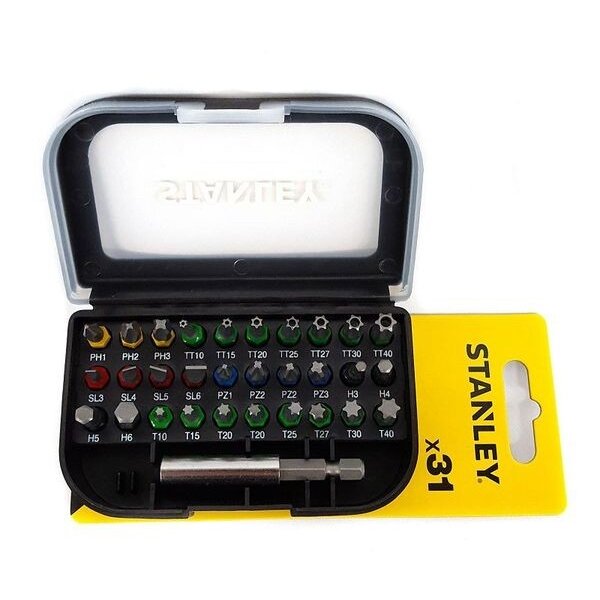 Stanley Suk. antgalių rinkinys „STANLEY" 31 vnt.