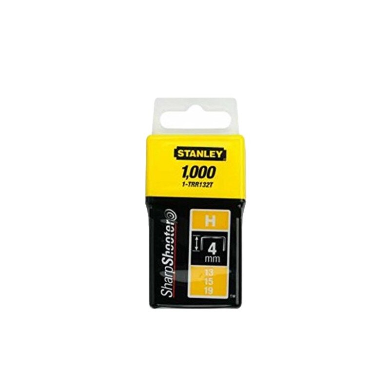 Stanley 13 H tipo kabės „STANLEY" 1000 vnt. 8 mm Stanley 13 H tipo kabės „STANLEY" 1000 vnt. 8 mm