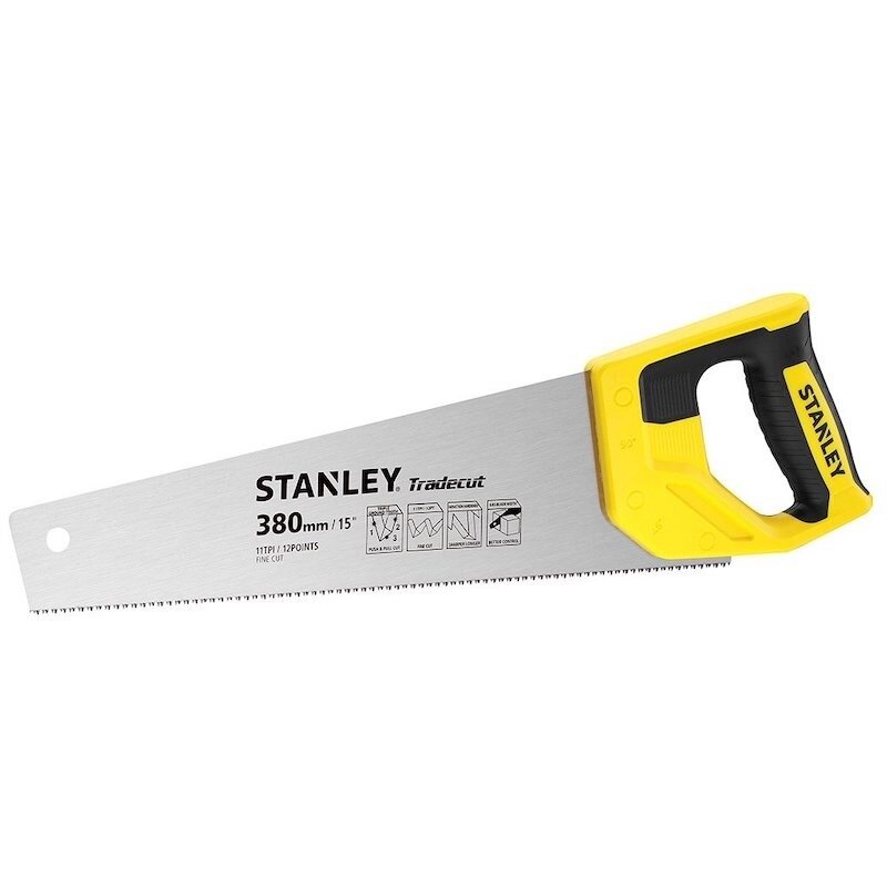 Stanley Medžio pjūklas Stanley Tradecut 380mm 11TPI 1 Stanley Medžio pjūklas Stanley Tradecut 380mm 11TPI 1