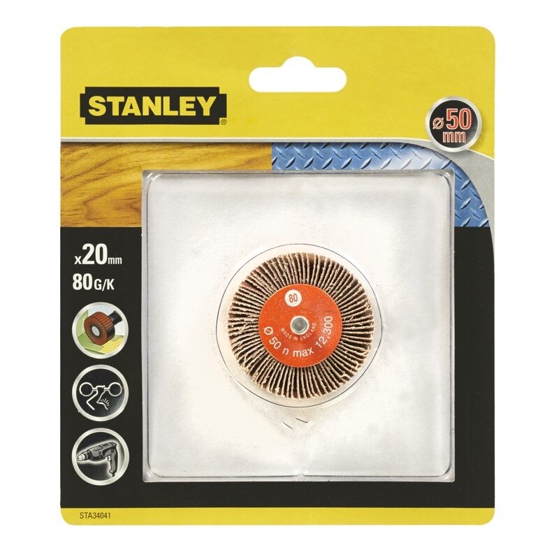 Stanley Šlifavimo pop. ratukas 50 x 20 mm, 80 g