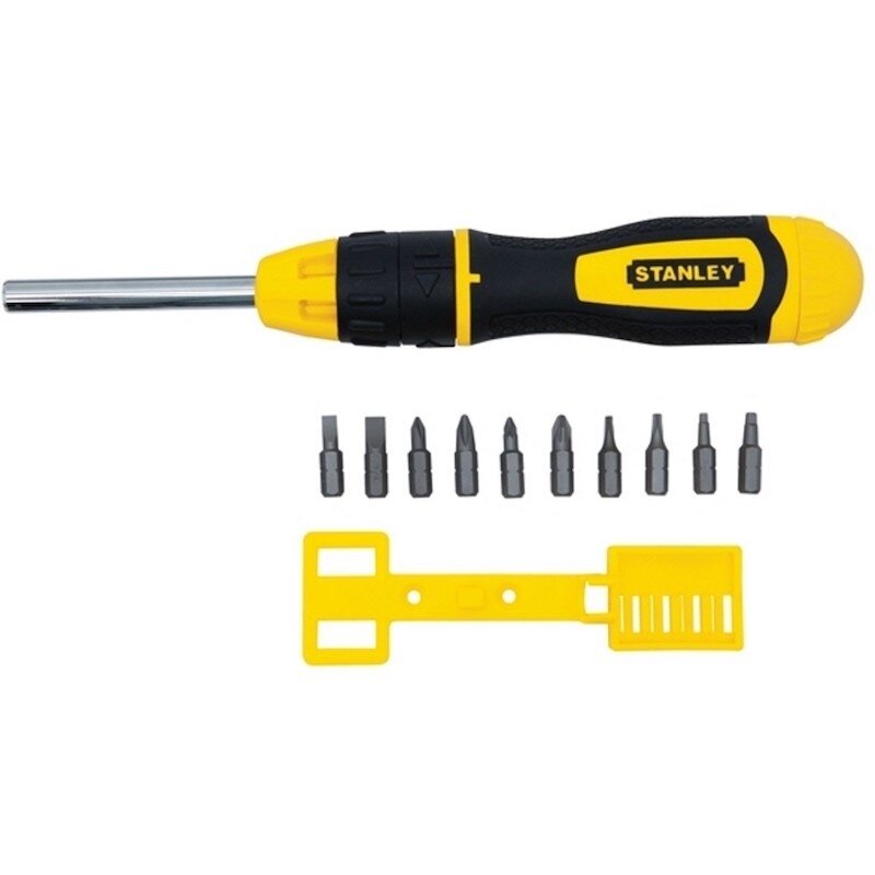Stanley Stanley Multibit atsuktuvas su antgaliais Stanley Stanley Multibit atsuktuvas su antgaliais