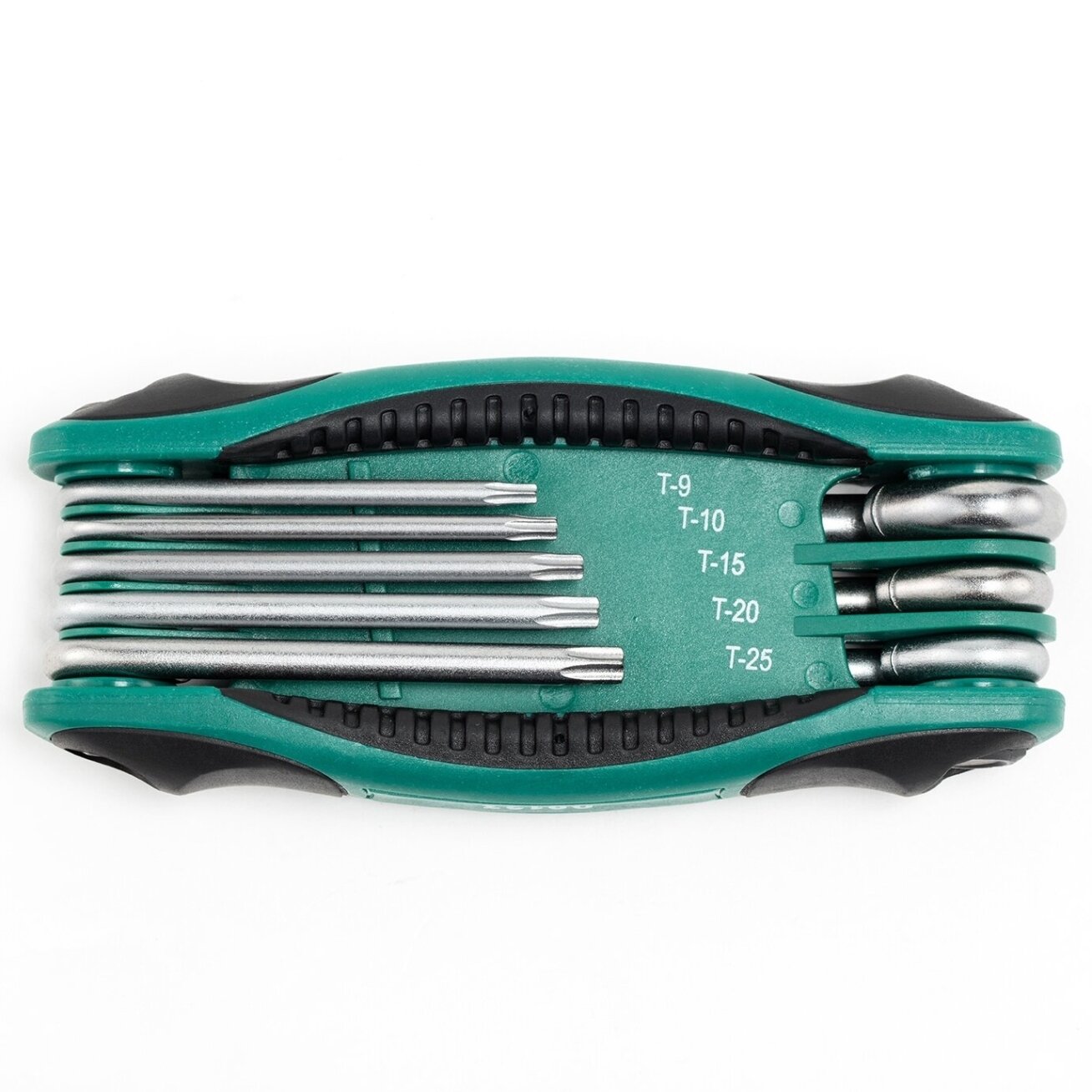 Sulankstomų TORX raktų rinkinys 8vnt. (TT9-T40) su kiauryme 2 Sulankstomų TORX raktų rinkinys 8vnt. (TT9-T40) su kiauryme 2