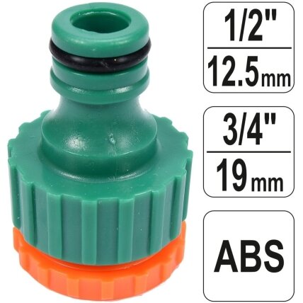 Sujungimas laistymo žarnai 3/4" - 1/2" Sujungimas laistymo žarnai 3/4" - 1/2"