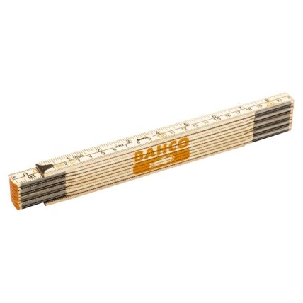 Sulankstomas metras Bahco, 2m, 10 dalių Sulankstomas metras Bahco, 2m, 10 dalių