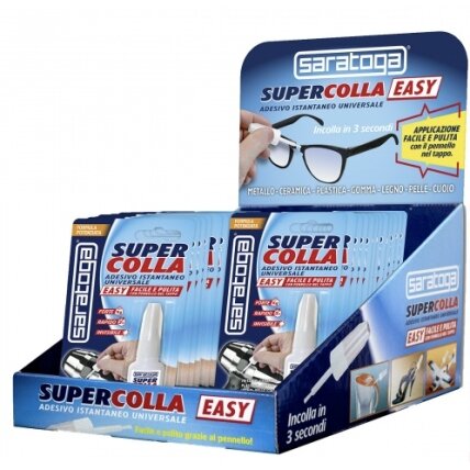 Super klijai SARATOGA su teptuku 5g. Super klijai SARATOGA su teptuku 5g.