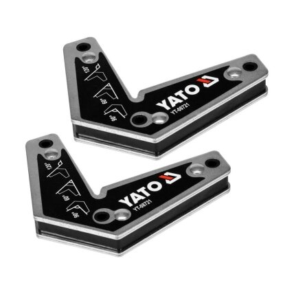 Suvirinimo kampų magnetinių rink.(2vnt) 98x113mm, L tipo 1 Suvirinimo kampų magnetinių rink.(2vnt) 98x113mm, L tipo 1