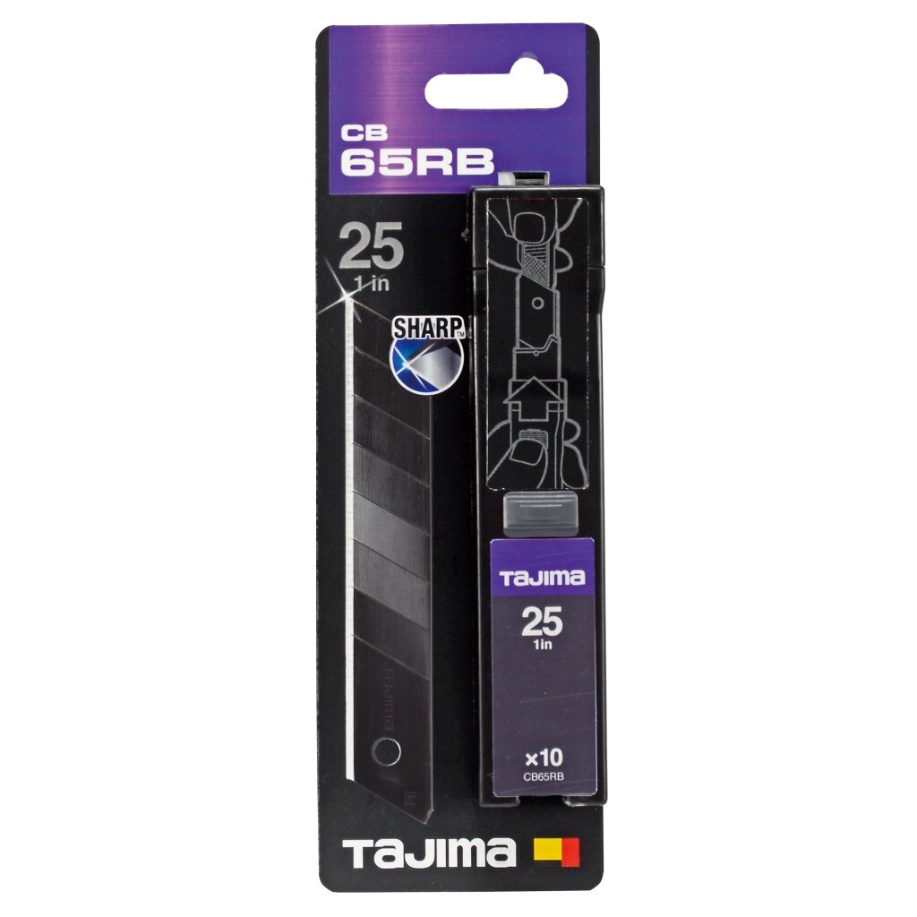 Tajima DORA Razar Black atsarginės geležtės 25 mm, 10 vnt. Tajima DORA Razar Black atsarginės geležtės 25 mm, 10 vnt.