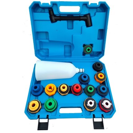 Tepalo piltuvas su adapteriais rinkinys (15vnt.)(plastikinis) Tepalo piltuvas su adapteriais rinkinys (15vnt.)(plastikinis)