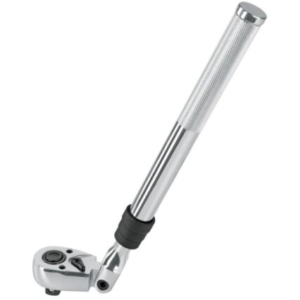 Terkšlė su teleskopine rankena ir pasukama galvute 1/2", 350-490mm Truper® Terkšlė su teleskopine rankena ir pasukama galvute 1/2", 350-490mm Truper®