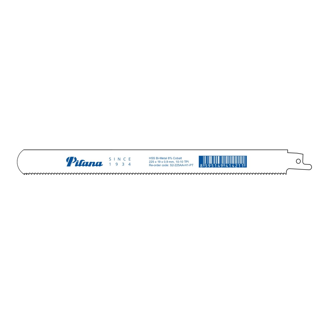 Tiesinis pjūklelis paletėms PILANA 225x0,9mm. 10TPI Tiesinis pjūklelis paletėms PILANA 225x0,9mm. 10TPI