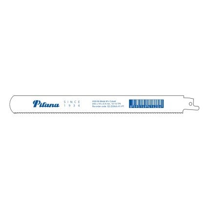 Tiesinis pjūklelis paletėms PILANA 200x0,9 mm. 10TPI Tiesinis pjūklelis paletėms PILANA 200x0,9 mm. 10TPI