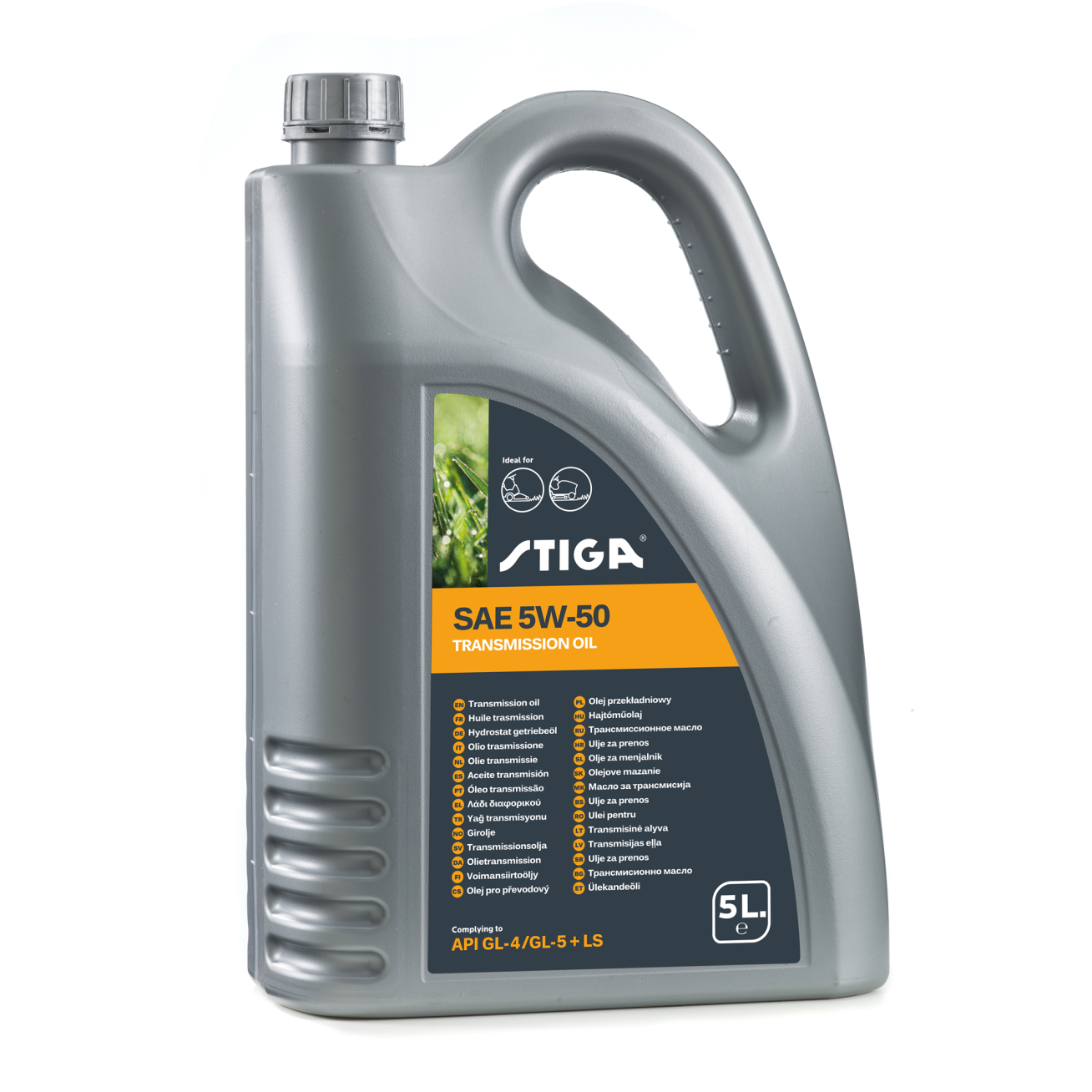 Transmisinė alyva SAE 5W50, Stiga, 5 l. Transmisinė alyva SAE 5W50, Stiga, 5 l.
