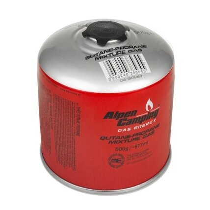 Turistinis dujų balionas ALPENCAMPING 500g. Turistinis dujų balionas ALPENCAMPING 500g.