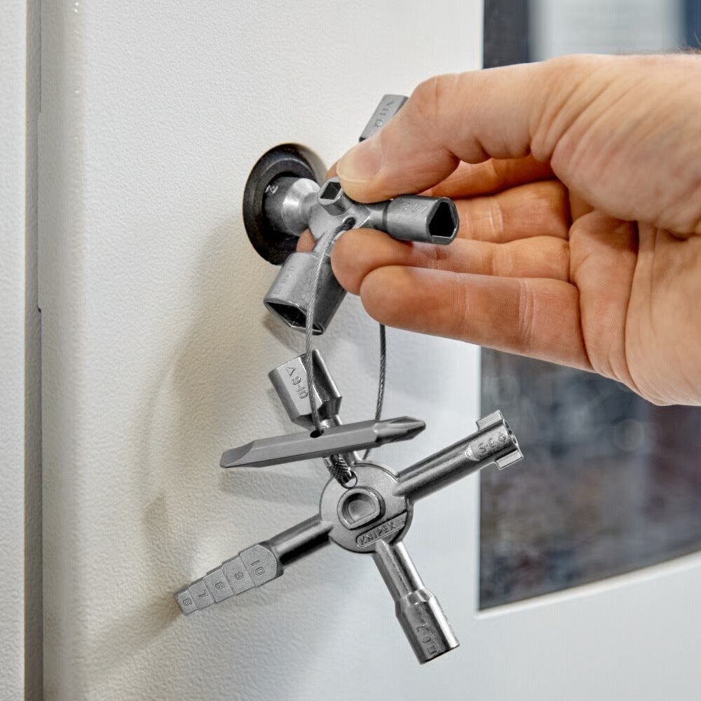 Universalus raktas elektros spintoms KNIPEX TwinKey 5