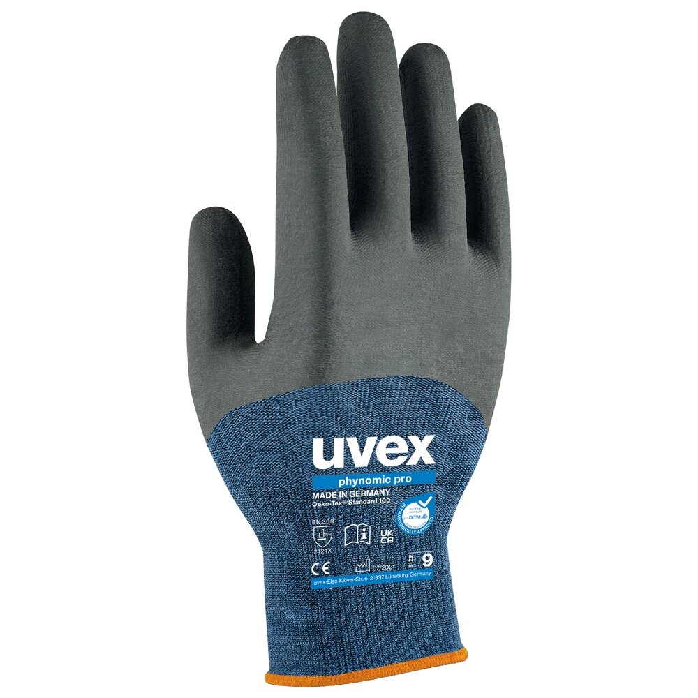 Uvex Pirštinės aplietos PU UVEX Phynomic PRO, 11 dyd. 1