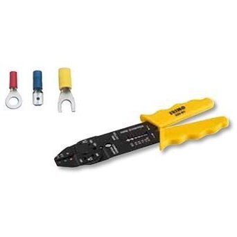 Užspaudimo replės 220mm izoliuotiems terminalams 1,5/2,5/6 mm2, kerpa M2.6-M5.0. nužievina 0.75-6.0 mm2. Irimo blisteryje Užspaudimo replės 220mm izoliuotiems terminalams 1,5/2,5/6 mm2, kerpa M2.6-M5.0. nužievina 0.75-6.0 mm2. Irimo blisteryje