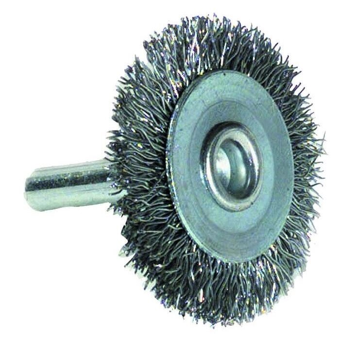 Vielinis šepetys drėlei, Ø50mm, 0.35mm, 6mm Vielinis šepetys drėlei, Ø50mm, 0.35mm, 6mm