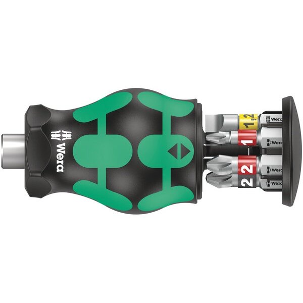 Wera Kraftform Kompakt mini atsuktuvas, su 6x PH, PZ, SL antgaliais